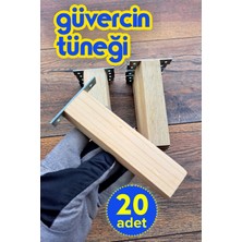 Vixpet Ahşap Güvercin Tüneği 14 cm | 20 Adet | Bekar Tüneği | Dinlenme Tüneği | Ahşap Tünek | Kümes Tüneği