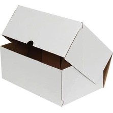 Ofis Turka 26X12X7,5CM E-Ticaret Kargo Kutusu - 4 Nokta - Beyaz