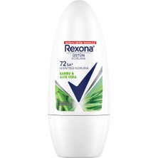 Rexona Üstün Koruma Kadın Roll On Deodorant Bambu & Aloe Vera 72 Saat Kesintisiz Koruma 50 Ml