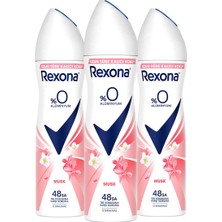 Rexona Kadın Sprey Deodorant Musk %0 Alüminyum 150 ml x3