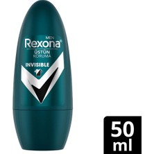 Rexona Üstün Koruma Erkek Roll On Deodorant Invisible 72 Saat Kesintisiz Koruma 50 ml