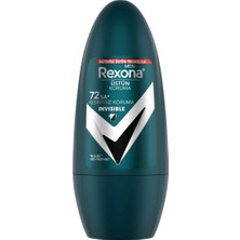 Rexona Üstün Koruma Erkek Roll On Deodorant Invisible 72 Saat Kesintisiz Koruma 50 ml