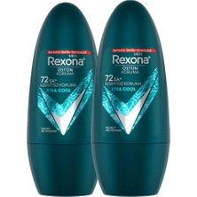 Rexona Üstün Koruma Erkek Roll On Deodorant Xtra Cool 72 Saat Kesintisiz Koruma 50 Ml X2