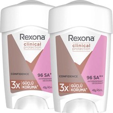 Rexona Clinical Protection Kadın Stick Deodorant Confidence 3x Güçlü Koruma 45 Ml X2