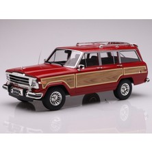 1:18 Kk Scale 1989 Jeep Grand Wagoneer Kırmızı