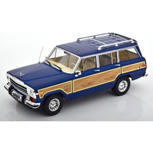 1:18 Kk Scale 1989 Jeep Grand Wagoneer Mavi