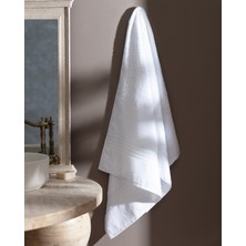 Madame Coco Martha Banyo Havlusu (Tencel™) - Beyaz - 80X150 cm