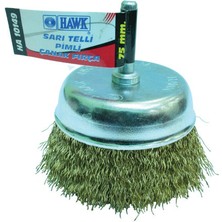 Hawk HA10145 50MM Sarı Telli Pimli Çanak Fırça 10’lu