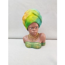 Arose Afrikalı Kadın Biblo Dekor