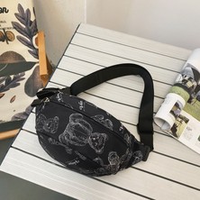 Dear Kanvas Omuz Crossbody Çanta Spor Göğüs Çantası Bel Çantası (Yurt Dışından)