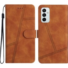 Manyi Mall Samsung Galaxy M52 5g Tam Koruma Bilek Kayışı Kart Yuvaları Için Flip Case (Yurt Dışından)