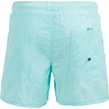 Miami Beach Mint Su Itici Özellikli Naylon Kumaş Düz Renk Basic Erkek Plaj Deniz Şort Mayo - 540-MINT