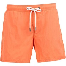 Miami Beach Somon Su Itici Özellikli Naylon Kumaş Düz Renk Basic Erkek Plaj Deniz Şort Mayo - 540-SOMON