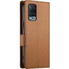 SZY Mall Oppo A54 Cüzdan Günlük Kullanım Için Flip Case Kartvizit Yuvaları Çevirin (Yurt Dışından)