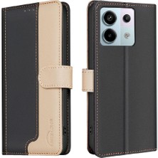 SZY Mall Xiaomi Poco M6 Pro 4g Için Flip Case Kart Yuvaları Tutucu Flip Folio Tpu Iç (Yurt Dışından)