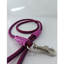 MgTasma Paracord Gezdirme Kayışı Ipi Kırmızı Lacivert