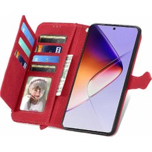 Manyi Mall Infinix Not 40 Çok Renkli Çoklu Kart Yuvası Flip Fermuar Için Flip Case (Yurt Dışından)