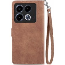 Manyi Mall Infinix Not 40 Çok Renkli Çoklu Kart Yuvası Flip Fermuar Için Flip Case (Yurt Dışından)