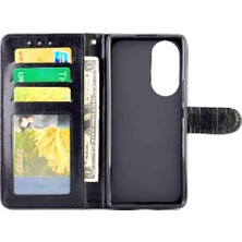 SZY Mall Onur Için Flip Case 50 Pro Kickstand Darbeye Kart Tutucu Pu Deri (Yurt Dışından)