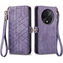 SZY Mall Oppo A3 Pro Için Flip Case Deri Kılıf Cüzdan Kapak Çevirin Darbeye (Yurt Dışından)