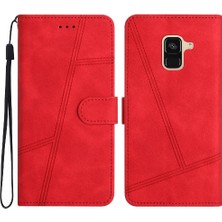 SZY Mall Samsung Galaxy A5 2018 Için Flip Case Cüzdan Pu Deri Flip Folio Tam (Yurt Dışından)