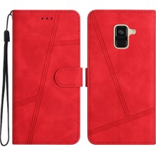 SZY Mall Samsung Galaxy A8 Için Flip Case 2018 Flip Folio Kart Yuvaları Tutucu Manyetik (Yurt Dışından)