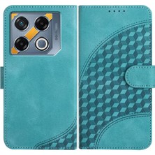 SZY Mall Infinix Gt 20 Pro Flip Iş Için Flip Case Geometrik Desen Pu Deri (Yurt Dışından)