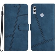 SZY Mall Honor Için Flip Case 10 Lite Flip Folio Bilek Kayışı Cüzdan Pu Deri Kart (Yurt Dışından)