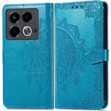 SZY Mall Infinix Not 40 Flip Kapak Kılıf Için Flip Case Zarif Desen (Yurt Dışından)