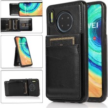 SZY Mall Huawei Mate 30 Manyetik Toka Kickstand Kart Tutucu ile Uyumlu (Yurt Dışından)