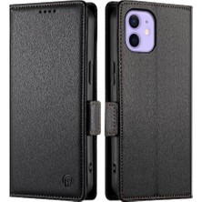 SZY Mall IPhone 12 Cüzdan Günlük Kullanım Için Flip Case Kart Yuvaları Flip Iş (Yurt Dışından)