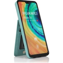 SZY Mall Huawei Mate 30 Manyetik Toka Kickstand Kart Tutucu ile Uyumlu (Yurt Dışından)