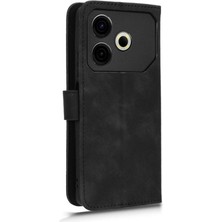 SZY Mall Tecno Pova 6 Neo Yan Toka Kart Yuvaları Tutucu Pu Deri Için Flip Case (Yurt Dışından)