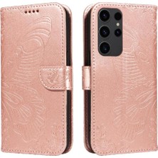 SZY Mall Kredi Kartı Yuvası ile Samsung Galaxy S23 Ultra Için Flip Case Yüksek Kalite (Yurt Dışından)