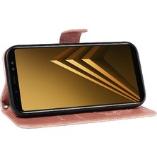 Manyi Mall Samsung Galaxy A8 2018 Için Flip Case Kredi ile Ayrılabilir El Kayışı (Yurt Dışından)