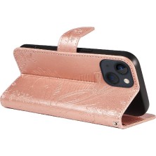 SZY Mall Kredi Kartı Yuvası ile IPhone 13 Mini Yüksek Kalite Deri Için Flip Case (Yurt Dışından)