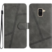 SZY Mall Samsung Galaxy A5 2018 Için Flip Case Cüzdan Pu Deri Flip Folio Tam (Yurt Dışından)