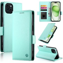 SZY Mall IPhone 15 Için Flip Case Artı Kart Yuvaları Günlük Kullanım Iş Cüzdan Flip (Yurt Dışından)