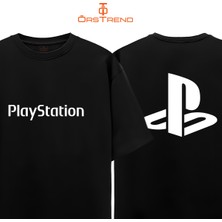 Ors Trend Playstation Baskılı Oversize Tişört