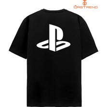 Ors Trend Playstation Baskılı Oversize Tişört