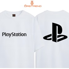 Ors Trend Playstation Baskılı Oversize Tişört