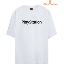 Ors Trend Playstation Baskılı Oversize Tişört