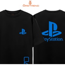 Ors Trend Playstation Baskılı Oversize Tişört