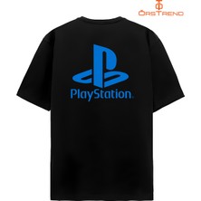 Ors Trend Playstation Baskılı Oversize Tişört