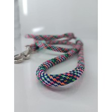 Paracord Gezdirme Kayışı Ipi Mavi Ebruli