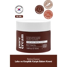 Lamelin Retinol İçeren Leke ve Çizgi  Karşıtı Yüz Bakım Kremi - Lamelin Retinol Pure Cream 50 ml