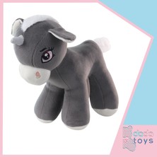 Dada Toys Unicorn Boynuzlu Ponny At Peluş Uyku Arkadaşi 34 cm Antrasit 12