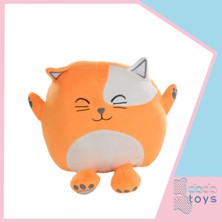 Dada Toys Kedi Yastik Peluş Uyku Arkadaşi 35 cm Turuncu 12