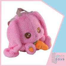 Dada Toys Tavşan Peluş Çanta 40 cm Pembe 12