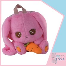 Dada Toys Tavşan Peluş Çanta 40 cm Pembe 12